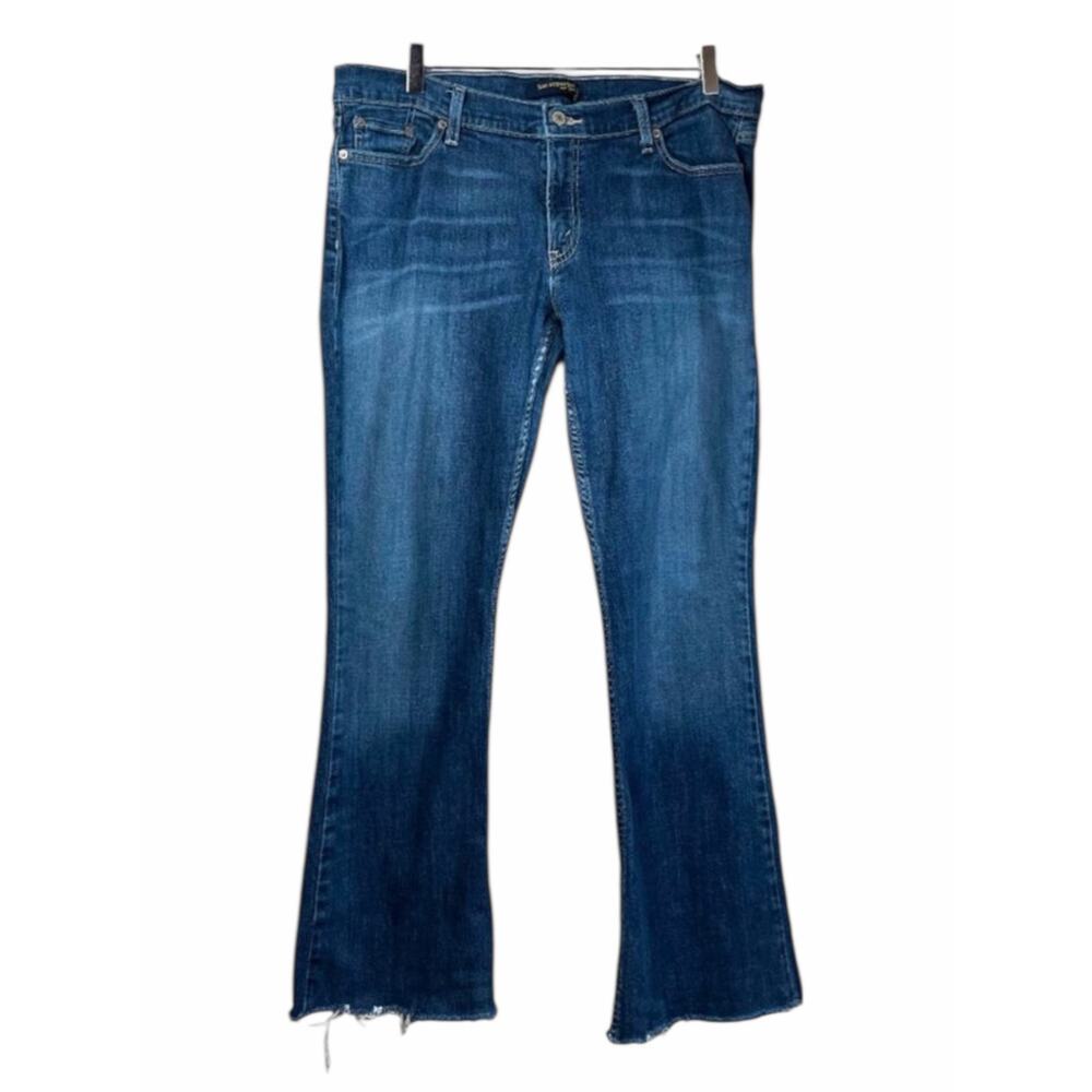 Levi’s Women’s Jeans 524 Superlow Raw Hem Bootcut Low Rise Size Junior’s 17M
